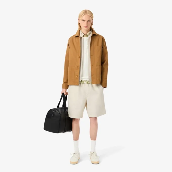 Herren-Shorts aus Woll-Blend in Regular Fit