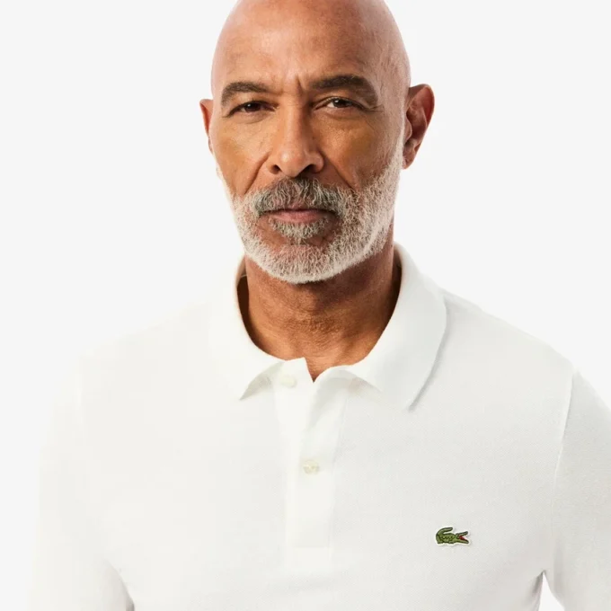 Herren Slim Fit L.12.12 Langarm-Poloshirt