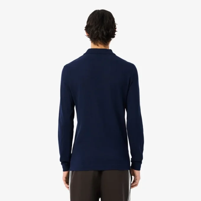 Herren Slim Fit L.12.12 Langarm-Poloshirt