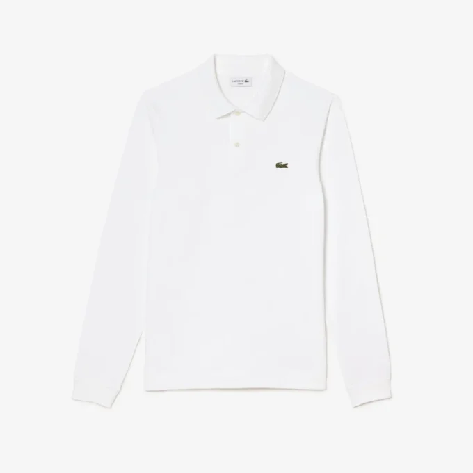Herren Slim Fit L.12.12 Langarm-Poloshirt