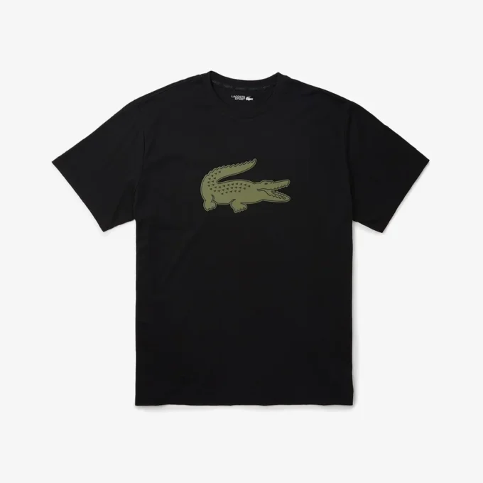 Herren Sport Big Fit atmungsaktives Logo-T-Shirt