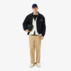 Herren-Strickjacke aus fließendem Rippstrick