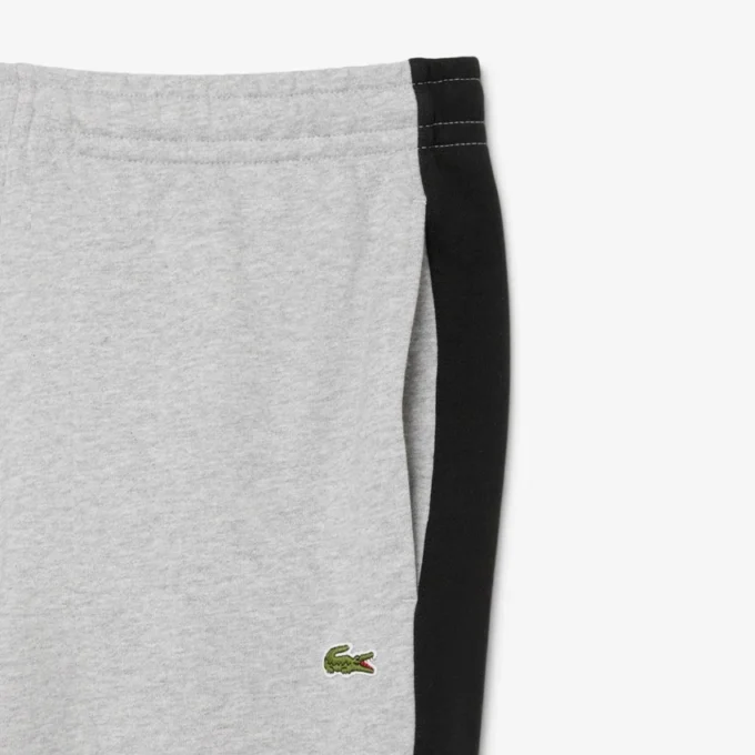 Herren-Sweathose mit konischem Schnitt und Farbblock-Design