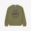 Herren-Sweatshirt aus bedrucktem Fleece in lockerer Passform