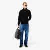 Herren-Sweatshirt aus doppelseitigem Jersey mit Reißverschluss