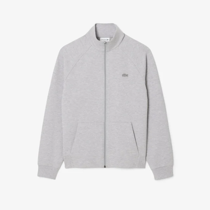 Herren-Sweatshirt aus doppelseitigem Jersey mit Reißverschluss
