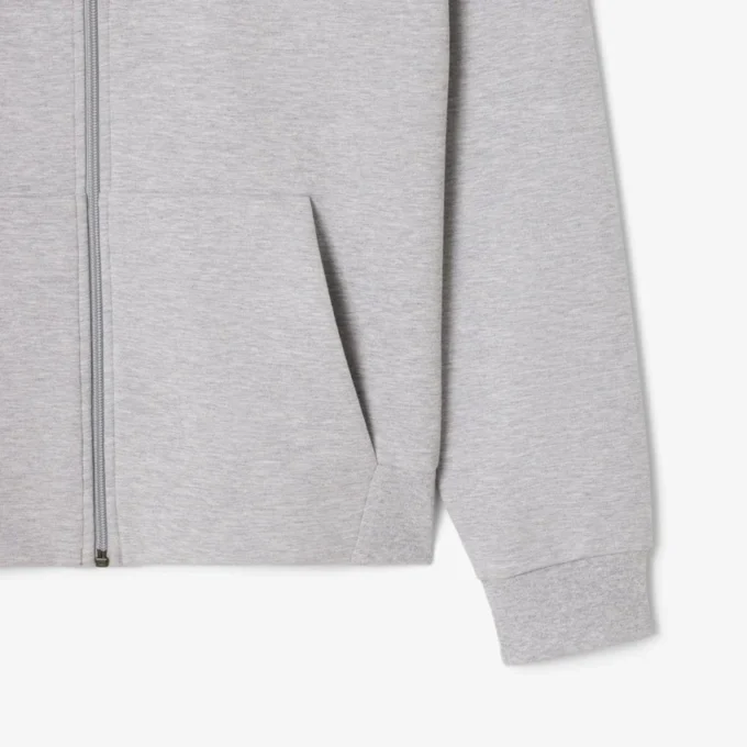 Herren-Sweatshirt aus doppelseitigem Jersey mit Reißverschluss