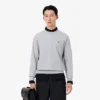 Herren-Sweatshirt aus Fleece in klassischer Passform