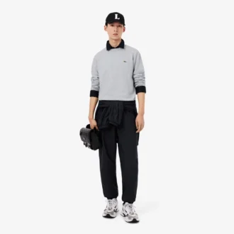 Herren-Sweatshirt aus Fleece in klassischer Passform