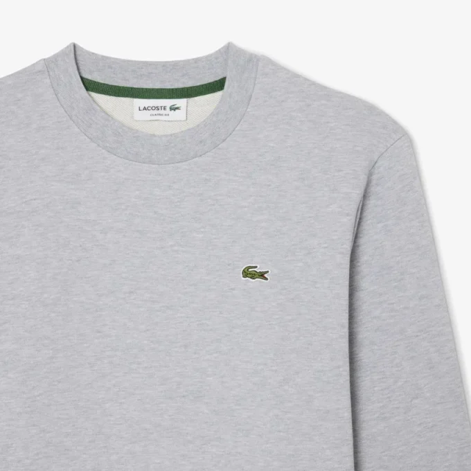 Herren-Sweatshirt aus Fleece in klassischer Passform