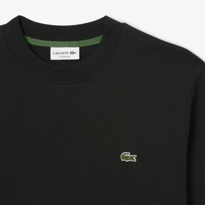 Herren-Sweatshirt aus Fleece in klassischer Passform