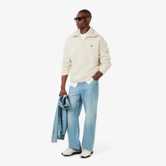 Herren-Sweatshirt aus Polarfleece mit Reißverschluss