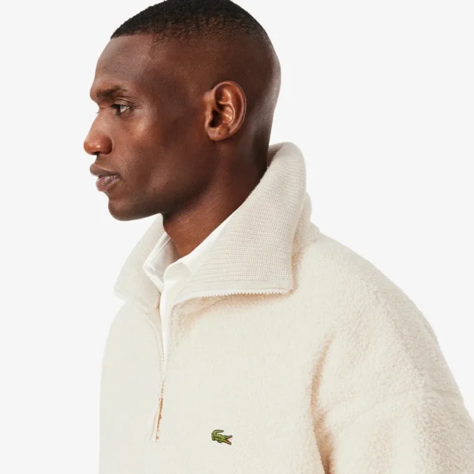 Herren-Sweatshirt aus Polarfleece mit Reißverschluss