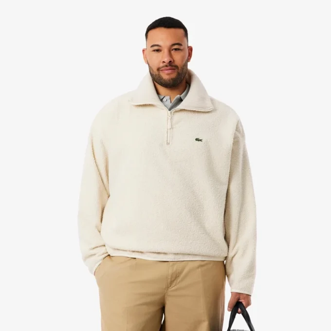 Herren-Sweatshirt aus Polarfleece mit Reißverschluss