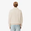 Herren-Sweatshirt mit geripptem Baumwollkragen