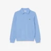 Herren-Sweatshirt mit geripptem Baumwollkragen