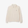 Herren-Sweatshirt mit geripptem Baumwollkragen