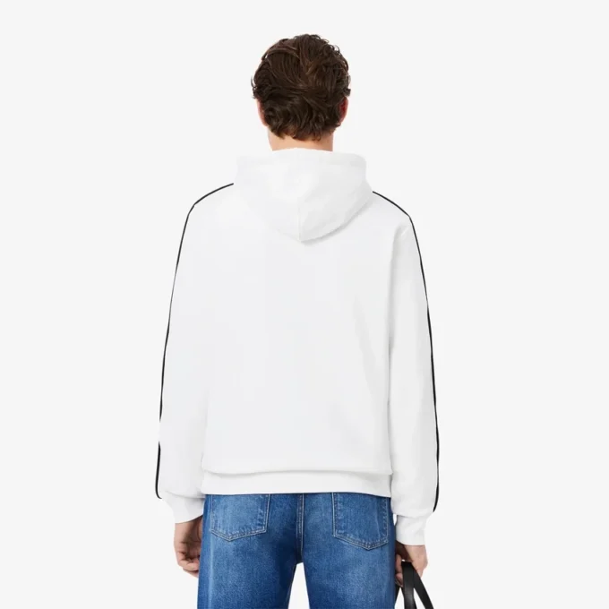 Herren-Sweatshirt mit Logo-Streifen in klassischer Passform