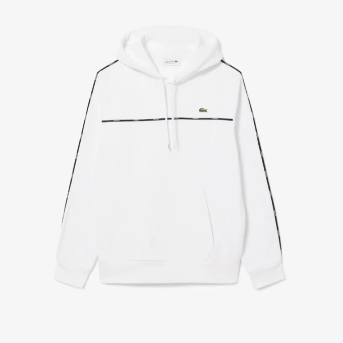Herren-Sweatshirt mit Logo-Streifen in klassischer Passform