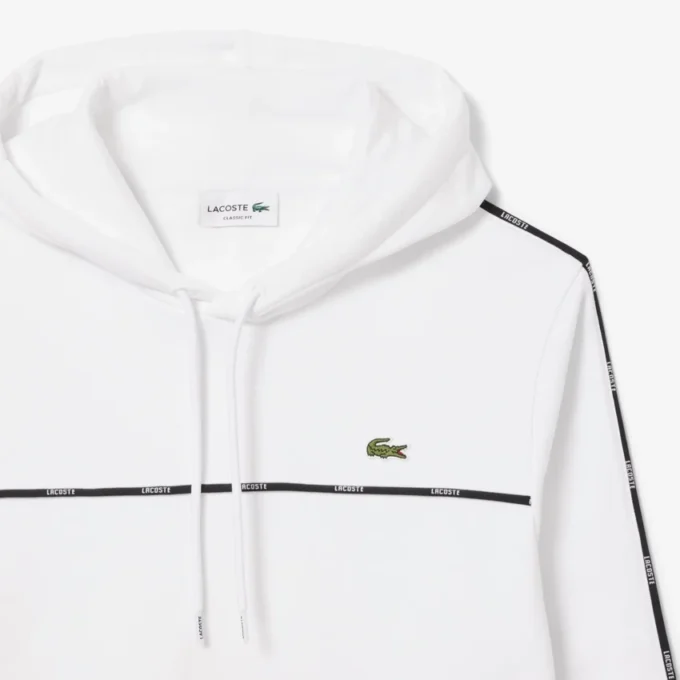 Herren-Sweatshirt mit Logo-Streifen in klassischer Passform
