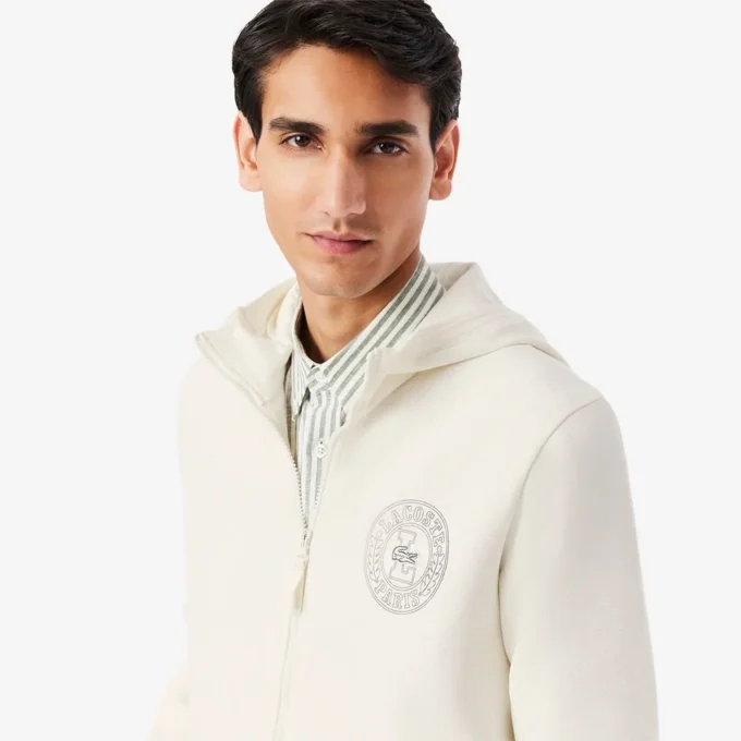 Herren-Sweatshirt mit Reißverschluss in klassischer Passform