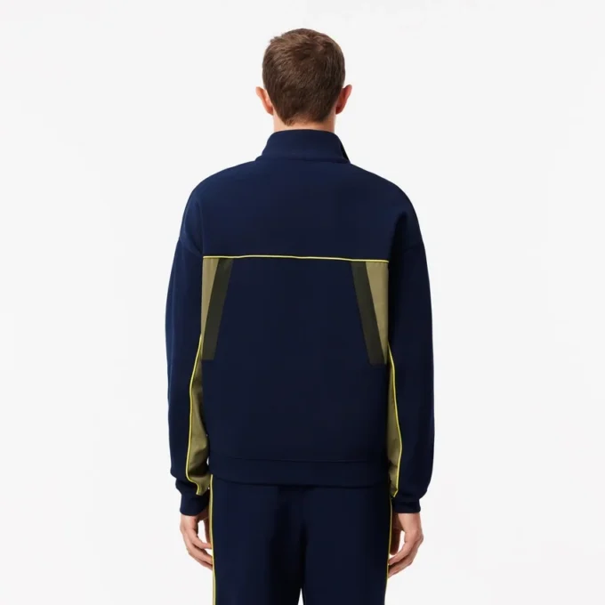 Herren-Sweatshirt mit Reißverschluss und lockerer Passform