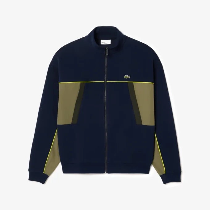 Herren-Sweatshirt mit Reißverschluss und lockerer Passform