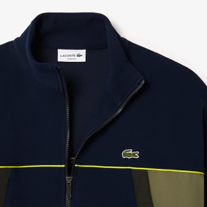 Herren-Sweatshirt mit Reißverschluss und lockerer Passform