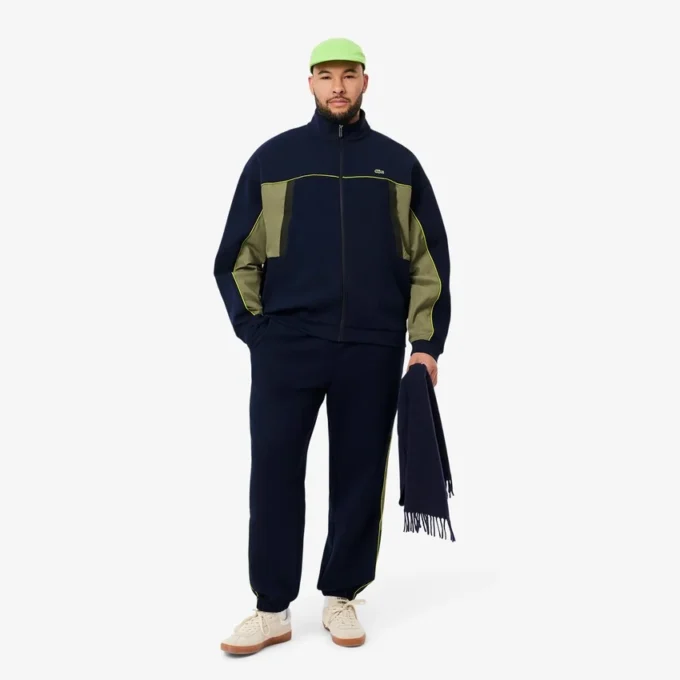 Herren-Sweatshirt mit Reißverschluss und lockerer Passform
