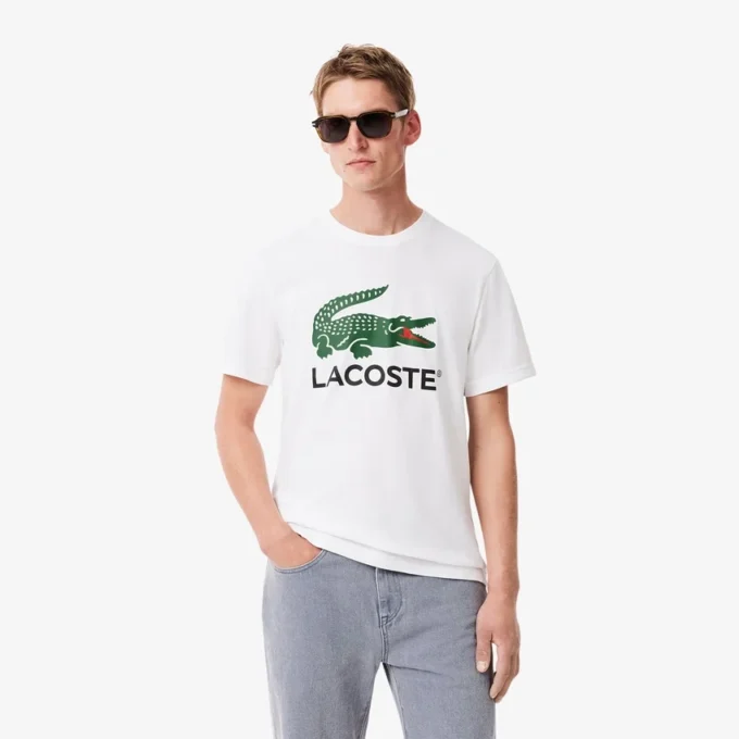 Herren-T-Shirt aus Baumwolle mit charakteristischem Print
