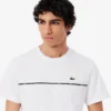 Herren-T-Shirt aus Baumwolljersey mit Logo-Einfassung