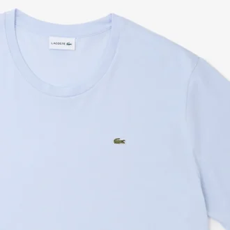 Herren-T-Shirt aus Pima-Baumwolljersey in langer Passform