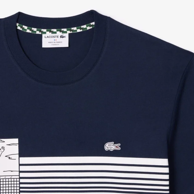 Herren-T-Shirt aus schwerer Baumwolle, hergestellt in Frankreich