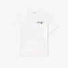 Herren-T-Shirt aus schwerer Baumwolle mit Aufdruck auf der Rückseite