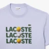 Herren-T-Shirt aus schwerer Baumwolle mit Ball-Print