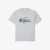 Herren-T-Shirt aus schwerer Baumwolle mit Krokodil-Print