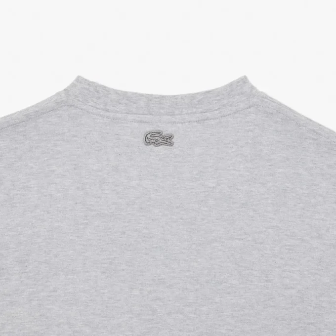 Herren-T-Shirt aus schwerer Baumwolle mit Krokodil-Print