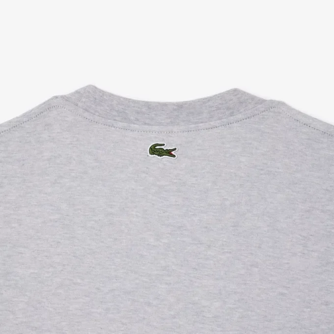Herren-T-Shirt aus schwerer Baumwolle mit Print, lockere Passform