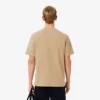 Herren-T-Shirt mit geripptem Kragen aus Petit Piqué