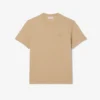 Herren-T-Shirt mit geripptem Kragen aus Petit Piqué