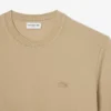 Herren-T-Shirt mit geripptem Kragen aus Petit Piqué