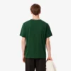 Herren-T-Shirt mit Streifen am Kragen, hergestellt in Frankreich