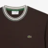 Herren-T-Shirt mit Streifen am Kragen, hergestellt in Frankreich