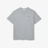 Herren-T-Shirt mit V-Ausschnitt und weiter Passform aus Pima-Baumwolle