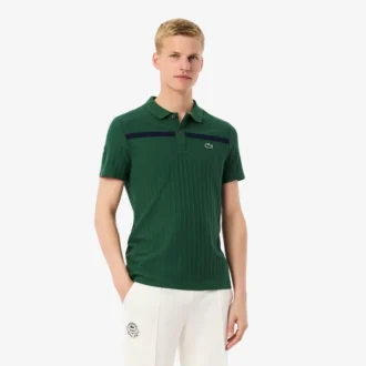Herren-Tennis-Heritage-Poloshirt mit Ultra Dry-Emblem