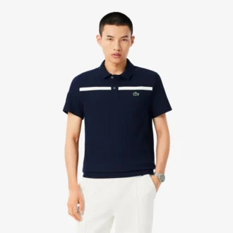 Herren-Tennis-Heritage-Poloshirt mit Ultra Dry-Emblem