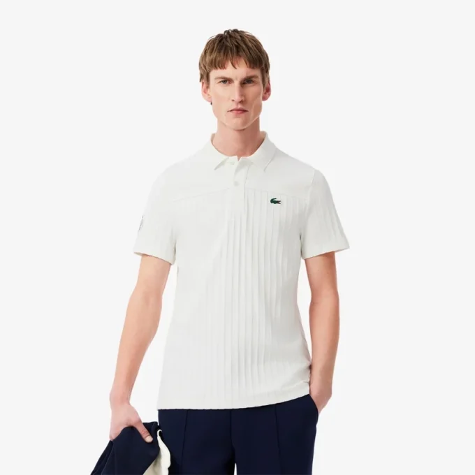 Herren-Tennis-Heritage-Poloshirt mit Ultra Dry-Emblem Herren-Tennis-Heritage-Poloshirt mit Ultra Dry-Emblem