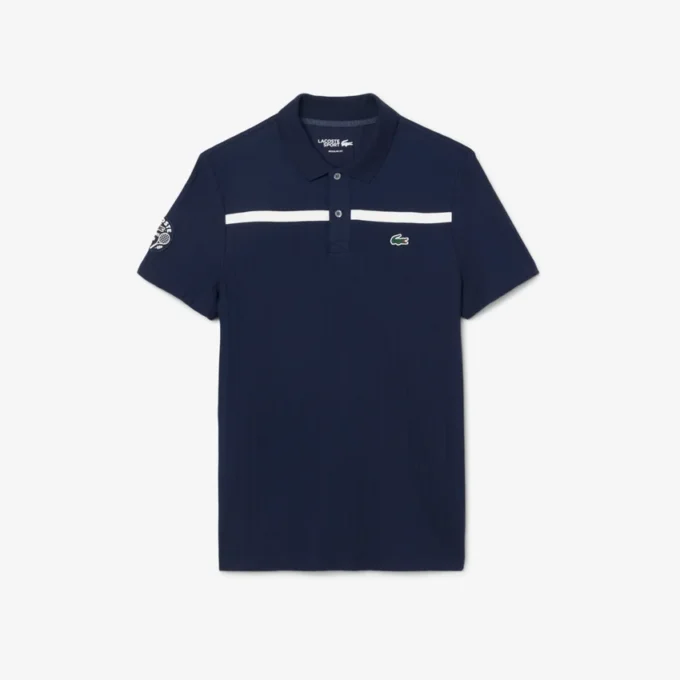 Herren-Tennis-Heritage-Poloshirt mit Ultra Dry-Emblem Herren-Tennis-Heritage-Poloshirt mit Ultra Dry-Emblem
