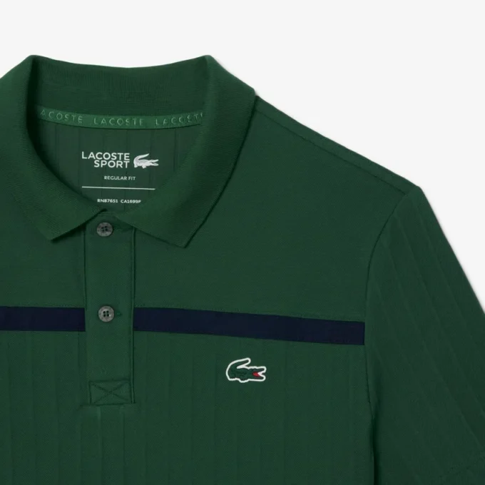 Herren-Tennis-Heritage-Poloshirt mit Ultra Dry-Emblem Herren-Tennis-Heritage-Poloshirt mit Ultra Dry-Emblem