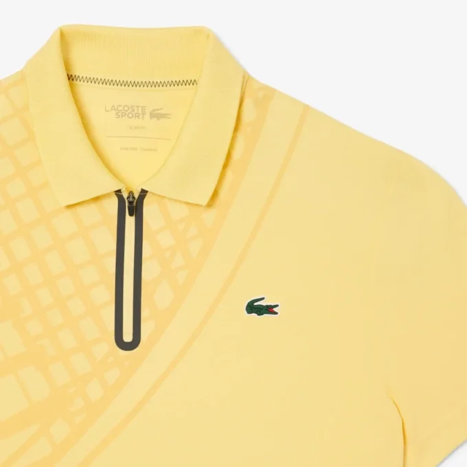 Herren-Tennis-Poloshirt „Ultra Dry“ mit Print und schmaler Passform Herren-Tennis-Poloshirt „Ultra Dry“ mit Print und schmaler Passform